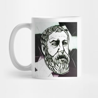 Hero of Alexandria Black and White Portrait | Hero of Alexandria Artwork 4 Mug